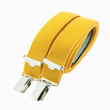 Sunflower yellow SKINNY braces