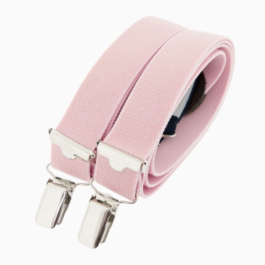 Powdery pink Skinny braces