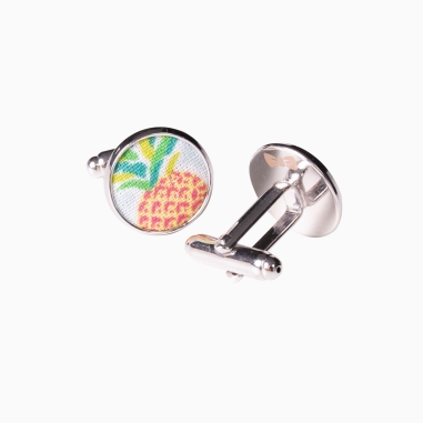 Light blue Ananas cufflinks