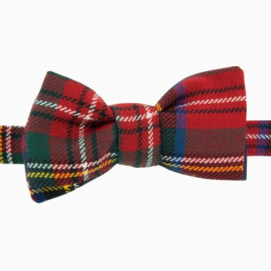 Crimson Dickson Tartan Bow Tie