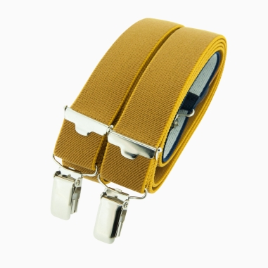 Turmeric yellow Skinny braces