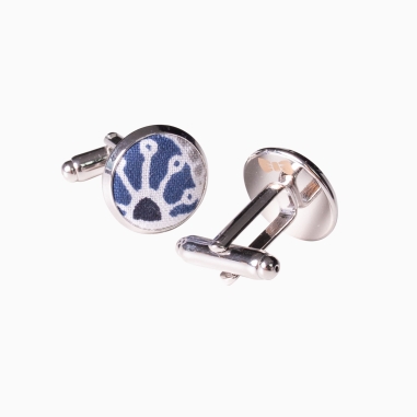 Navy blue Manco Cufflinks