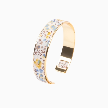 Liberty Phoebe Bracelet - Mustard/Sky Blue/Gold