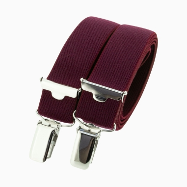 Garnet Burgundy Skinny Braces