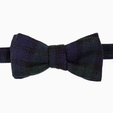 Nottingham Wool Slim Bow Tie