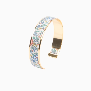 Liberty Sage Green Apricot Katie & Millie Bracelet - Gold