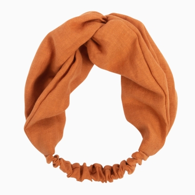 Linen Headband Saffron