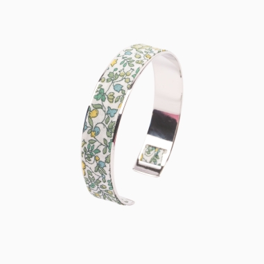 Lime Katie & Millie Liberty Bracelet - Silver