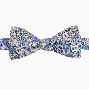 Blue/olive Emma Liberty Bow tie