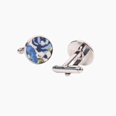 Blue/olive Emma Liberty Cufflinks