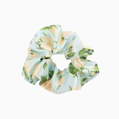 Liberty Baby Blue Carline Silk Scrunchie