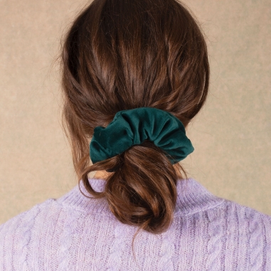 Empire Green Velvet Scrunchie Le Colonel