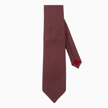 Burgundy Fiorenza Silk Tie