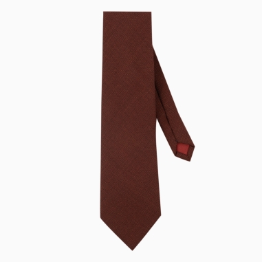 Moka Italian Wool Tie