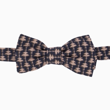 Liberty Beige Palm Bow Tie