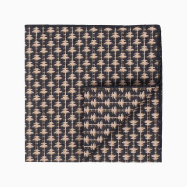 Liberty Beige Palm Pocket Square