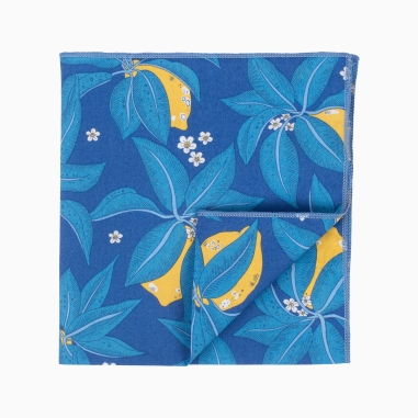 Liberty Majorelle Lemon Pocket Square