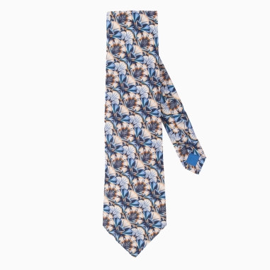 Liberty Azure Lotus Tie