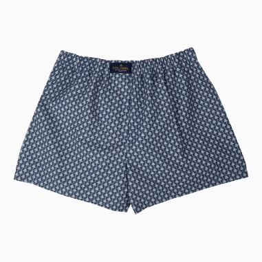 Liberty Navy Blue Palm Boxer Shorts