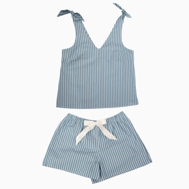 Teal Stripes Pyjama set