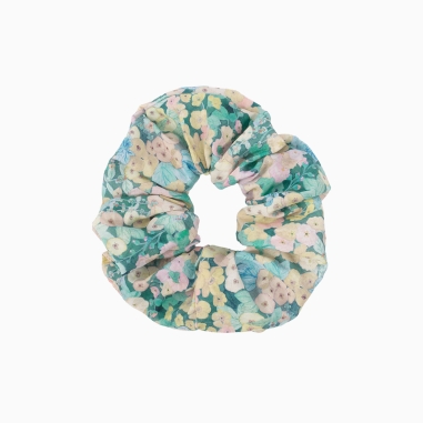 Liberty Holly Green Scrunchie