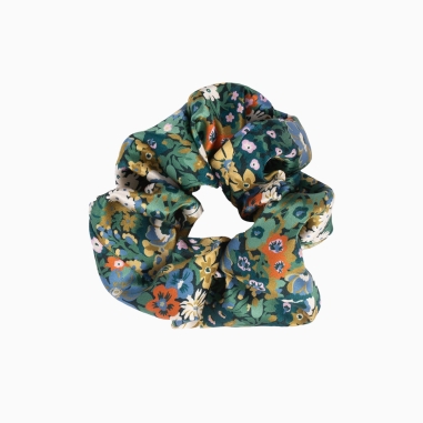 Liberty Green Thorpeness Silk Scrunchie