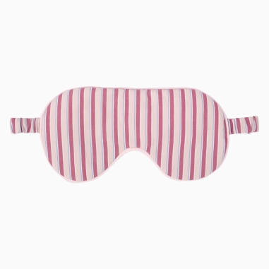 Pink Stripes Sleep Mask