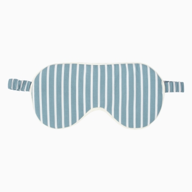 Teal Stripes Sleep Mask