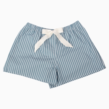 Pyjama Short Rayures bleu sarcelle