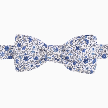 Noeud papillon Liberty Camille bleu outremer