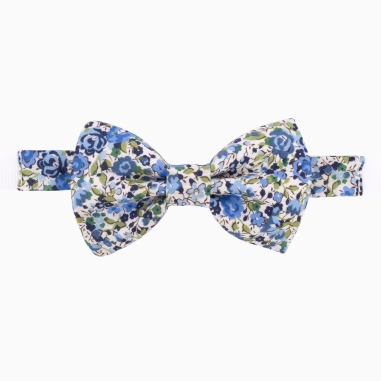 Emma Blue / Olive Liberty Kid Bow Tie