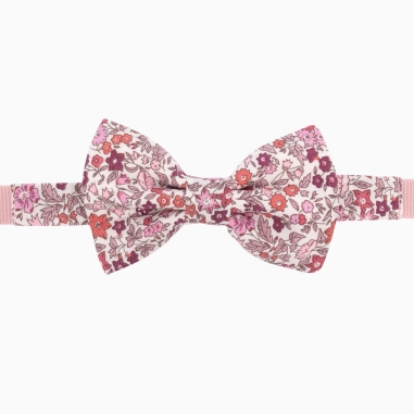 Burgundy Pink Ava Liberty Kid Bow Tie