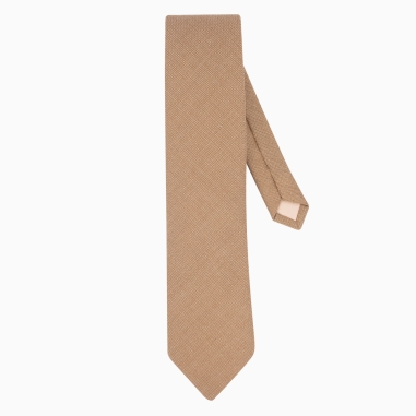 Latte Italian Wool Tie