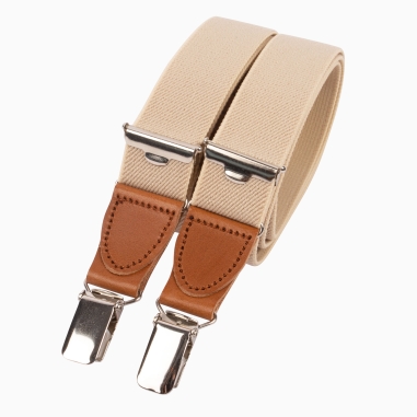 Camel leather sahara Skinny braces