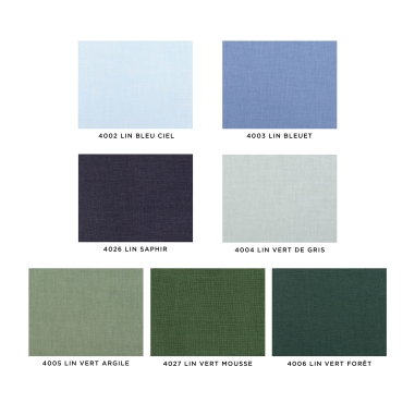 Color Chart - Cold Colour Linen