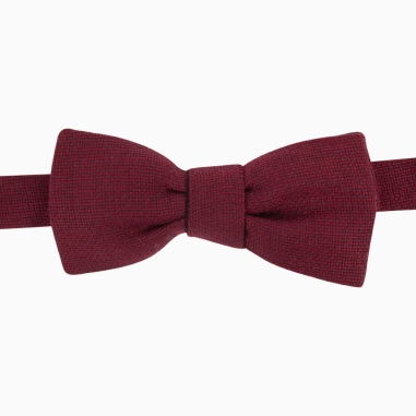 Cabernet Italian Wool Bow Tie