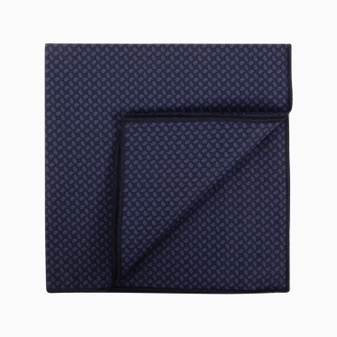 Navy Persian Pocket Square