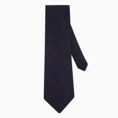 Navy Polka Dots Tie