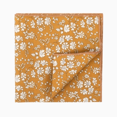 Liberty Mustard Capel Pocket Square