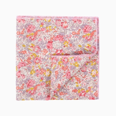 Liberty Pink Claire Aude Pocket square