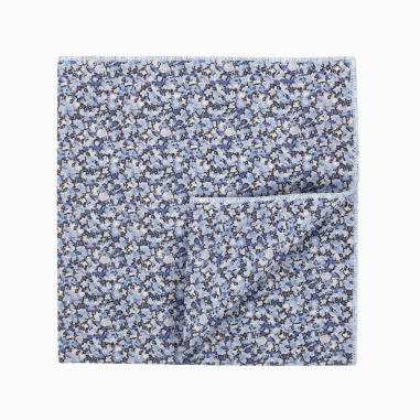 Liberty Blue Pepper Pocket Square