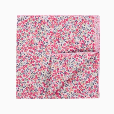 Liberty Redcurrant Wiltshire Pocket Square