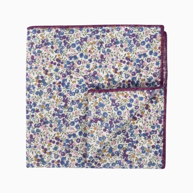 Liberty Blueberry Wiltshire Pocket Square