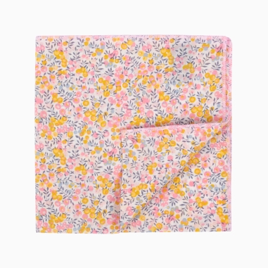 Liberty Grapefruit Wiltshire Pocket Square