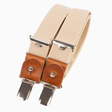 Camel leather sahara Heritage Skinny braces