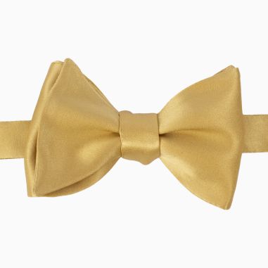 Golden Silk Bow Tie