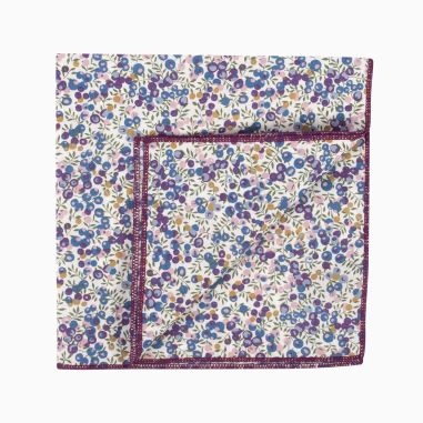 Liberty Blueberry Wiltshire Pocket Square